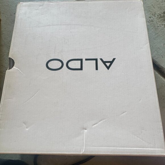 ALDO Galliher Black Peep-Toe Heels | 7.5 | Gently Worn - Picture 4 of 5